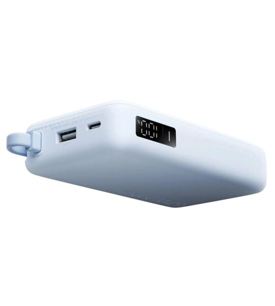 Внешний АКБ 10000mAh 67W Xiaomi Power Bank (встроенный кабель) голубой