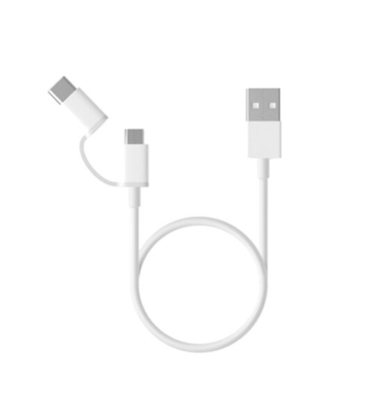 Дата-кабель micro-usb/type-c Xiaomi 1.0m белый