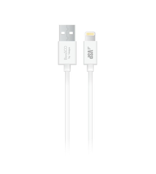 Дата-кабель iPhone 8pin VSP 2А/2,0m белый