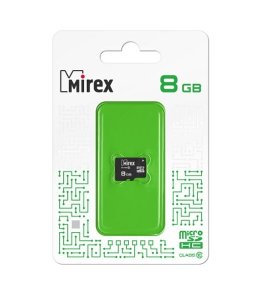 Карта памяти Micro SD 8Gb Mirex class 10