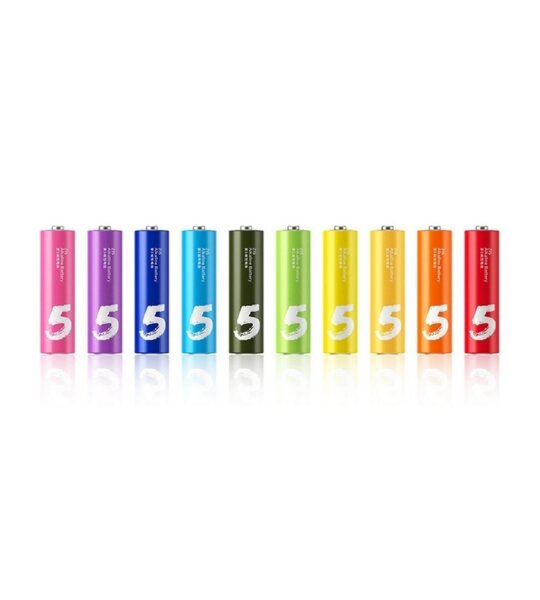 Элемент питания щелочной Rainbow Batteries AA/10шт. Xiaomi блистер