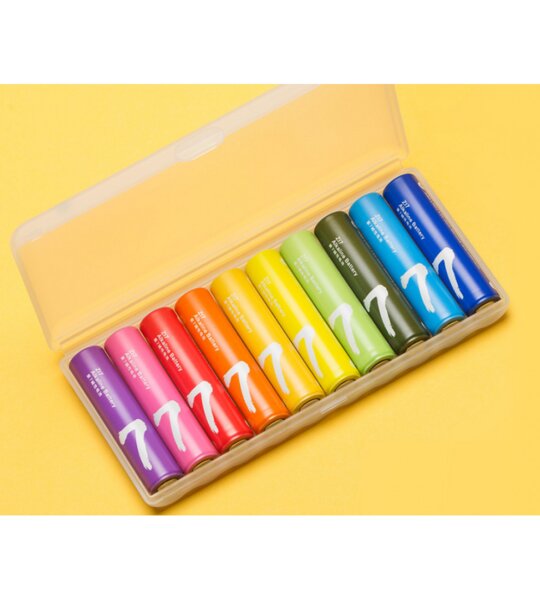 Элемент питания щелочной Rainbow Batteries AAA/10шт. Xiaomi блистер