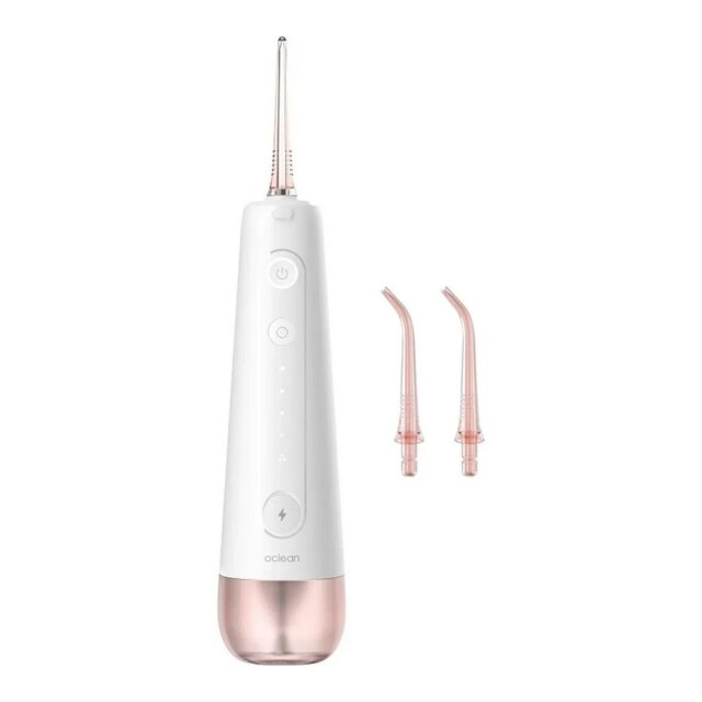 Ирригатор Oclean W10 с 2 насадками pink